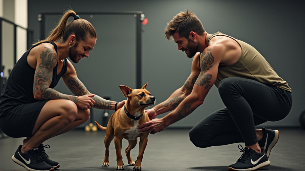 David Beckham's Dog Training Adventure: A New Gym Routine