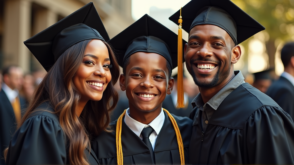 Anthony Family's Heartfelt Celebration of Kiyan's High School Graduation