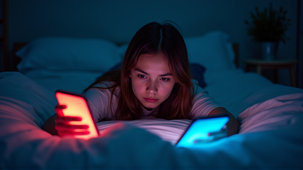 Gen Z's Midnight Battle with Screens For 'Revenge Bedtime Procrastination'