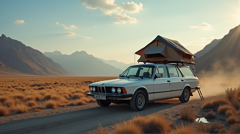 Epic Road Trip: Old BMW 5 Series Braves the Roads from Germany to Asia