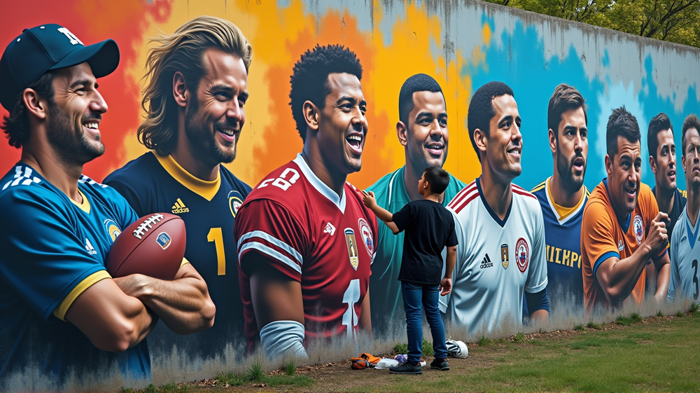 A Mural, A Legacy: Stroups' Motivational Canvas Lights Up Gallatin Football