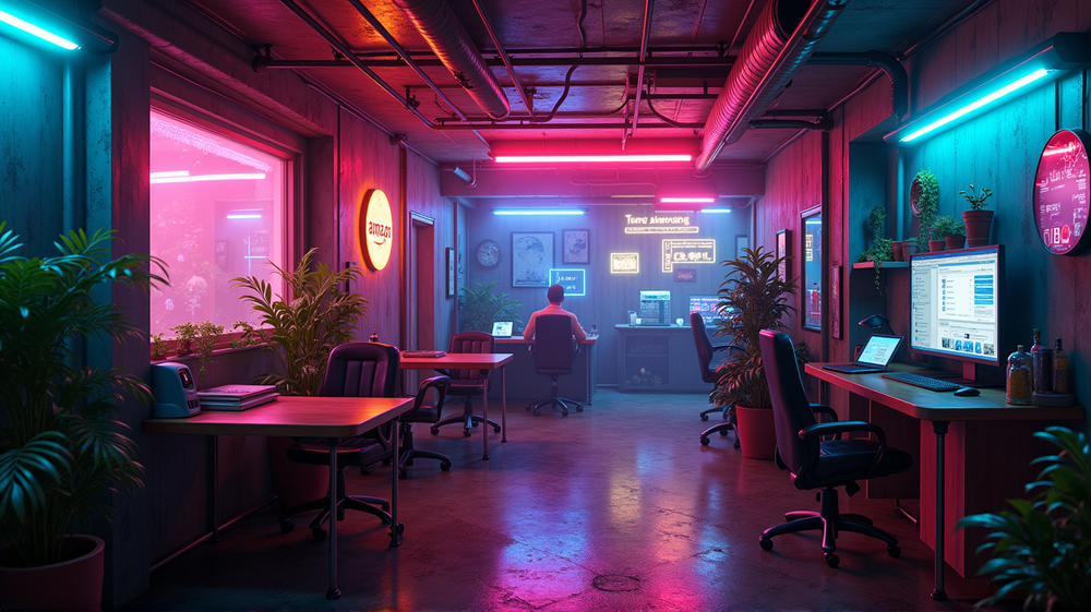Step into a Cozy Cyberpunk Universe with m00m World on Your Smartphone!