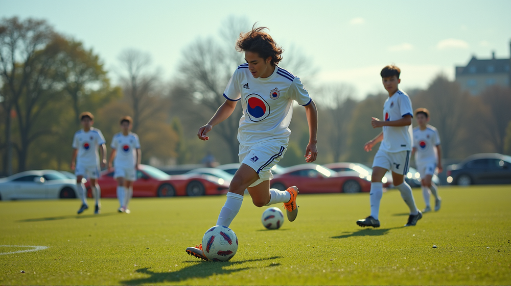 South Korean Future Stars Get a Taste of German Football with Porsche's Initiative