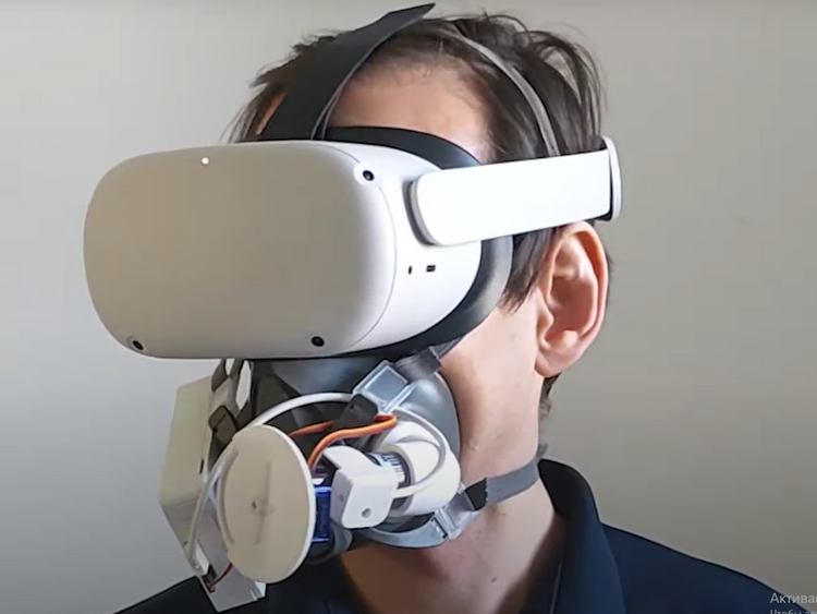 A team from the Salzburg University of Applied Sciences in Austria has introduced a mask called AirRes, which enhances the experience by engaging the user's breath.